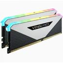 Memorie Corsair VENGEANCE® RGB RT 64GB (2 x 32GB) DDR4 DRAM 3200MHz C16 Memory Kit – White