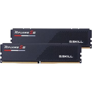 Memorie G.Skill Ripjaws S5 Black 32GB, DDR5-5600MHz, CL36, Dual Channel