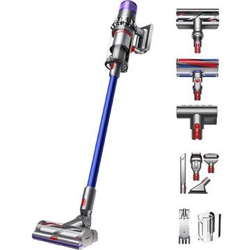 Aspirator Dyson V11 Absolute Extra Handstick, Dust capacity 0,76 L, Operating time 60 min, Charging time 4,5 h, Blue/Silver