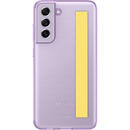 Husa Samsung S21 FE  Clear Strap Cover Lavender