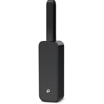 Placa de retea TP-LINK UE306 de la 1 port USB3.0 la 1 port Gigabit Black