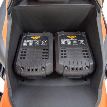 Masina de tuns gazon electrica, Ruris RXI 3000, 36V (2x18V), 2 Ah, 340 mm