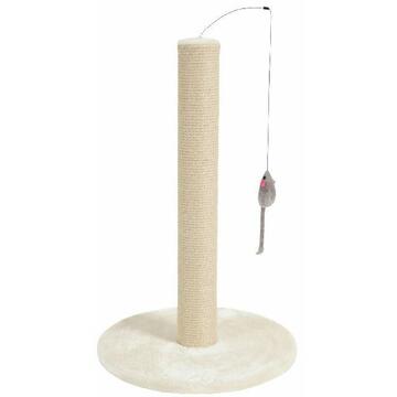 Jucarii animale Zolux Cat scratching post with toy - beige