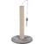 Jucarii animale Zolux Cat scratching post with toy 63 cm - grey