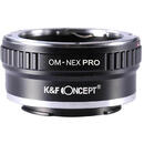 K&F Concept OM-NEX PRO adaptor montura Olympus OM la Sony E-Mount (NEX) KF06.399