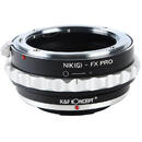 K&F Concept Nikon(G)-FX PRO adaptor montura de la Nikon G la Fuji X-Mount KF06.417
