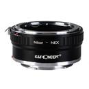 K&F Concept Nikon-NEX II adaptor montura Nikon AI la Sony E-Mount (NEX) KF06.309