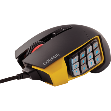 Mouse Corsair r Gaming ScimitarP RGB CH-9304011-EU, galben