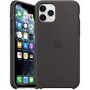 Husa Apple pentru iPhone 11 Pro, Silicon, Black