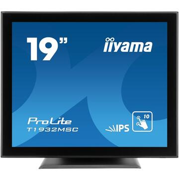 Monitor LED Iiyama T1932MSC-B5X 19inch 1280 x 1024 60Hz 14ms Negru