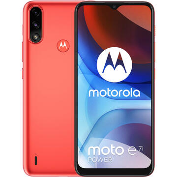 Smartphone Motorola Moto E7i Power 32GB 2GB RAM Dual SIM Coral Red