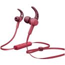 Hama "Connect" Bluetooth® Headphones, In-Ear, Micro, Ear Hook, red