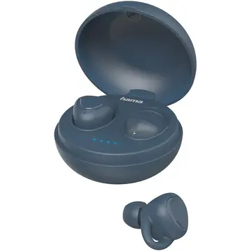 Hama "LiberoBuds" Bluetooth® Headphones, In-Ear, True Wireless,Charg. Stat.,blue