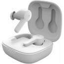 Casti True Wireless In-Ear Abko EC10 Active Noise Cancelling, USB-C, cu microfon Alb