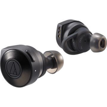 AUDIO-TECHNICA ATH-CKS5TW Headphones, In-Ear, Wireless, Microphone, Black