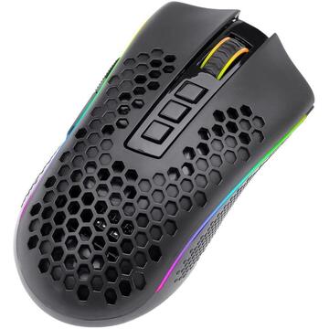 Mouse Gaming Wireless Cu Fir Redragon Storm Pro Negru Iluminare RGB
