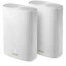 Router wireless Asus ZenWiFi AX Hybrid (XP4) AX1800 + Powerline 2-Pack white