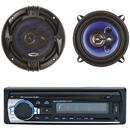 Sistem auto Pachet Radio MP3 player auto PNI Clementine 8428BT 4x45w + Difuzoare auto coaxiale PNI HiFi650, 120W, 16.5 cm