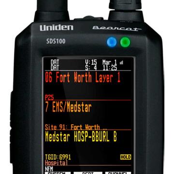 Statie radio Scaner Uniden SDS100E, Standard Version
