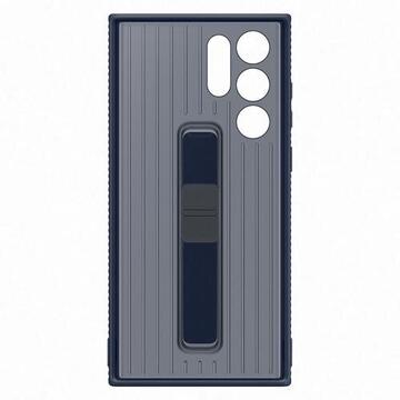 Protective Standing Cover Samsung Galaxy S22 Ultra S908 Navy