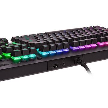 Tastatura gaming mecanica Thermaltake Remium Level 20 GT RGBNegru