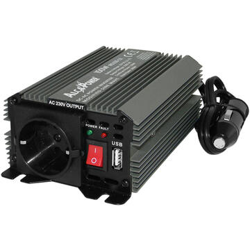 Invertor de tensiune AlcaPower by President 150W 12V-230V, sinusoida modificata, port USB