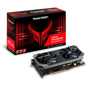 Placa video Power Color Radeon RX 6600XT Red Devil OC 8GB GDDR6 1‎28-bit