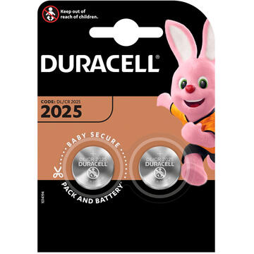 Baterii Duracell Specializate Lithiu, DL/CR2025, 2 buc cod 5003990