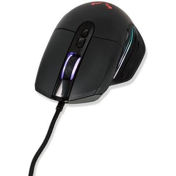 Mouse Riotoro Gaming  Nadix Negru Iluminare RGB