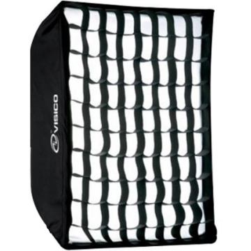 Softbox Visico SB-040 50x130cm cu grid honeycomb montura Bowens