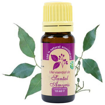 Aparate aromaterapie si wellness PNI Ulei esential de Santal Amyris (Amyris balsamifera) 100% pur fara adaos, 10 ml