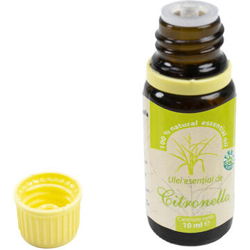 Aparate aromaterapie si wellness PNI Ulei esential de Citronella (Cymbopogon nardus) 100% pur fara adaos 10 ml