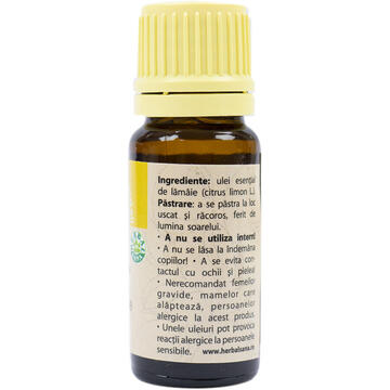 Aparate aromaterapie si wellness PNI Ulei esential de Lamaie (Citrus limon L.) 100 % pur fara adaos, 10 ml