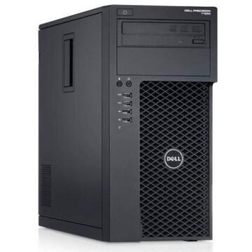 Desktop Refurbished Workstation Dell Precision T1650, Intel Xeon Quad Core E3-1220 V2 3.10GHz - 3.50GHz, 16GB DDR3, 120GB SSD, nVidia Quadro 2000/1GB, DVD-RW
