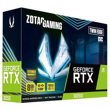 Placa video Zotac GeForce RTX 3050 8 GB GDDR6 128-bit