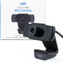 Camera de supraveghere Camera Web PNI CW1850 Full HD 1080P 2MP, USB, clip-on, microfon stereo incorporat
