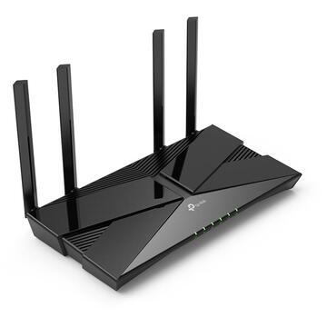 Router wireless TP-LINK WI-FI 6 1800Mbps,1 x WAN Gigabit, 4 porturi LAN Gigabit,  2.4 GHz/5 GHz dual band, 4 antene externe
