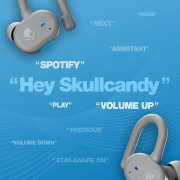 Casti SKULLCANDY Push Active True Wireless In-Ear, Light Grey/Blue