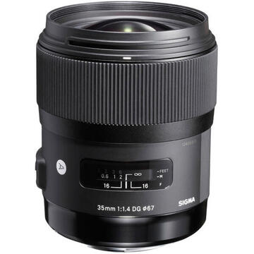 Obiectiv foto DSLR Sigma 35mm F1.4 DG HSM for Nikon [Art]