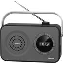 Radio FM portabil Bluetooth SRD 3200B Sencor, 1.2 W RMS, microSD, gri
