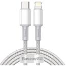 Baseus USB Type-C la tip Lightning, 2 m, 20W,CATLGD-A02, Alb