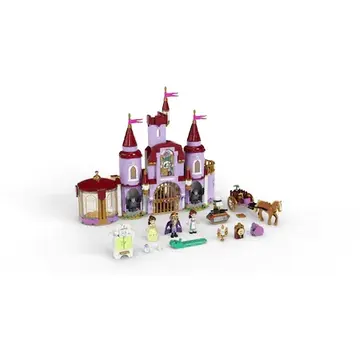 LEGO Disney - Castelul lui Belle si al Bestiei 43196, 505 piese