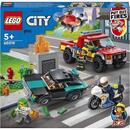 LEGO City - Stingere de incendiu si urmarire politista 60319, 295 piese