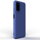 Husa Lemontti Husa Silicon Soft Slim Samsung Galaxy A03s Dark Blue (material mat si fin, captusit cu microfibra)