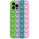Husa Lemontti Husa Heart Pop it iPhone 13 Pro Multicolor 5