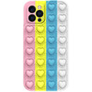 Husa Lemontti Husa Heart Pop it iPhone 13 Multicolor 2
