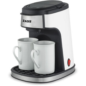 Cafetiera Cafetiera cu filtru Zass ZCM 01, Putere 450W, 2 cesti ceramice incluse