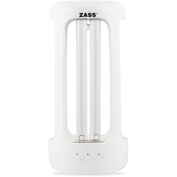 Lampi-UV Lampa germicida cu lumina UV Zass ZUVS 01, 20 W, rata de sterilizare 99.99%, culoare alba