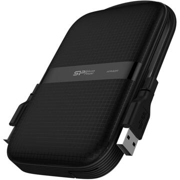 Hard disk extern Silicon Power Armor A60 1TB, USB 3.0, 2.5 inch, Black