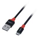 Cablu Lindy 0,5m USB 2.0 Type A-MicroUSB